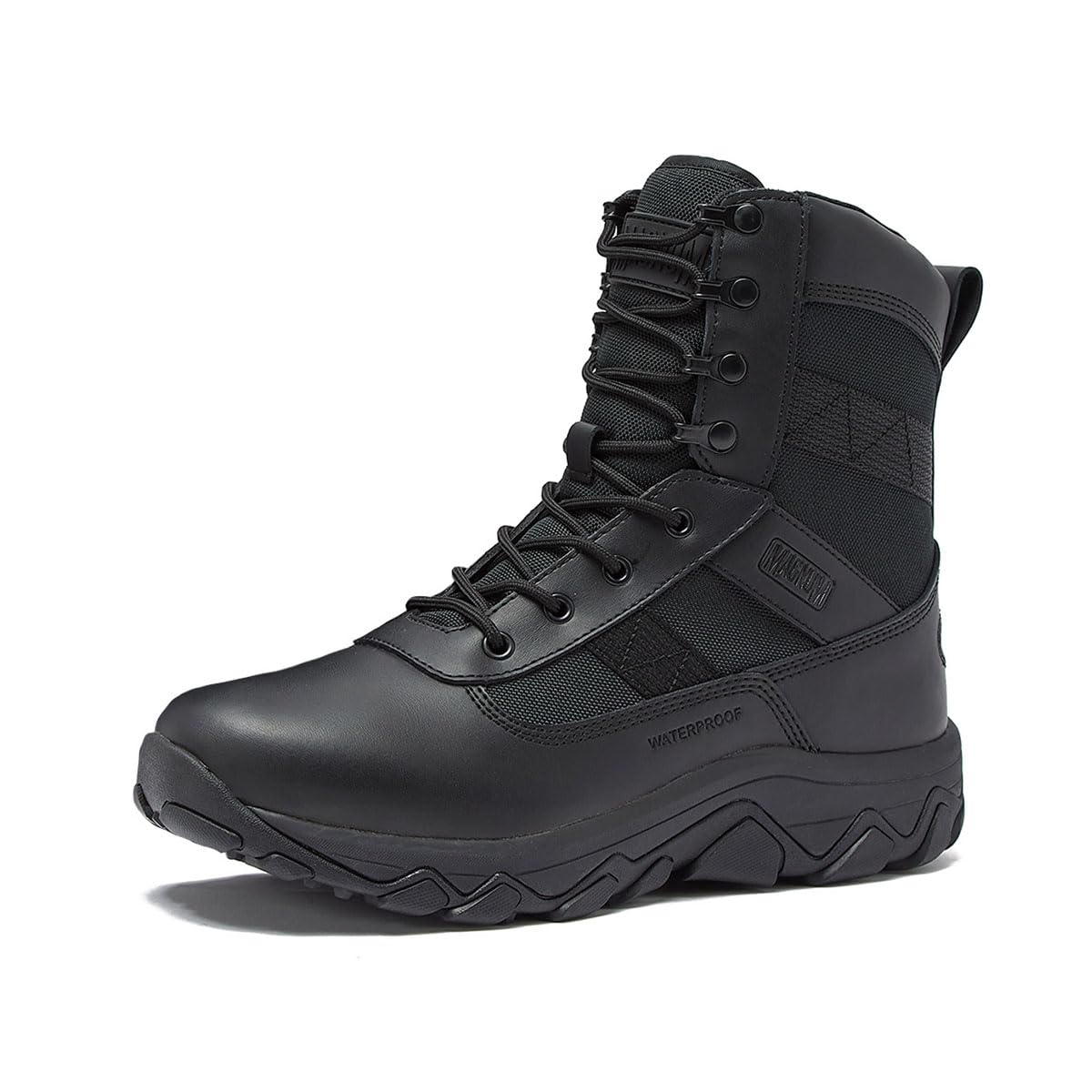 MAGNUM Men's Bragg Waterproof Tactical Boots - Military & Hiking Boots for Men, Lightweight Breathable Work Boots - Perfect for Outdoor Adventures, Hunting & Construction Sites