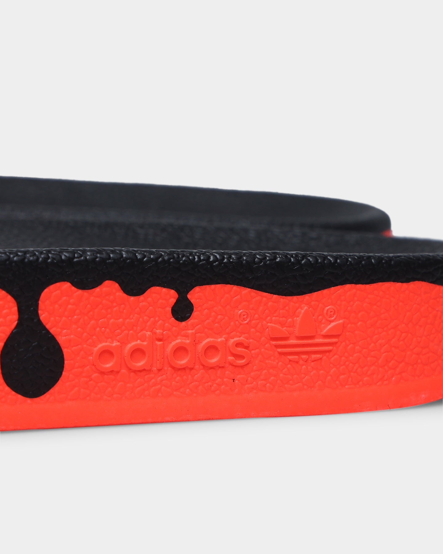 Adidas Pouchylette Slides for Men - Solar Red/Core Black Comfortable Summer Sandals | Perfect for Beach, Pool & Casual Wear
