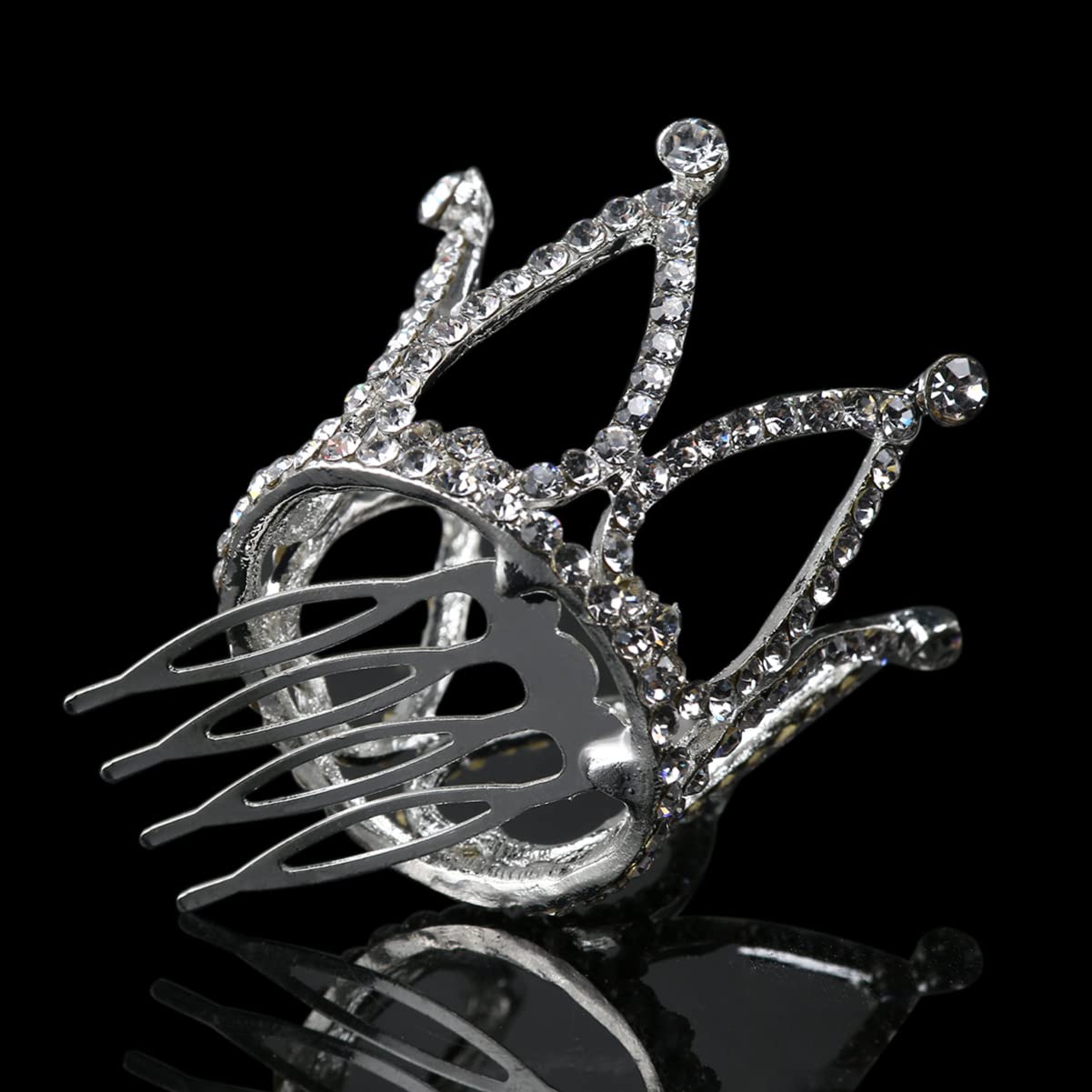 Sparkling FOMIYES Mini Rhinestone Tiara Hair Comb for Girls - Flower Girl Headpiece for Weddings, Princess Hairpin for Kids, Child Bridal Accessories - Perfect for Weddings, Pageants, Birthday Parties & Special Occasions