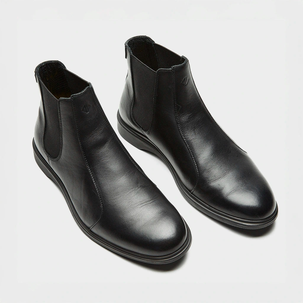 The Chelsea (Obsidian) - Premium Black Boots for Women - Waterproof & Comfortable Ankle Boots - Perfect for Fall, Winter & Rainy Days