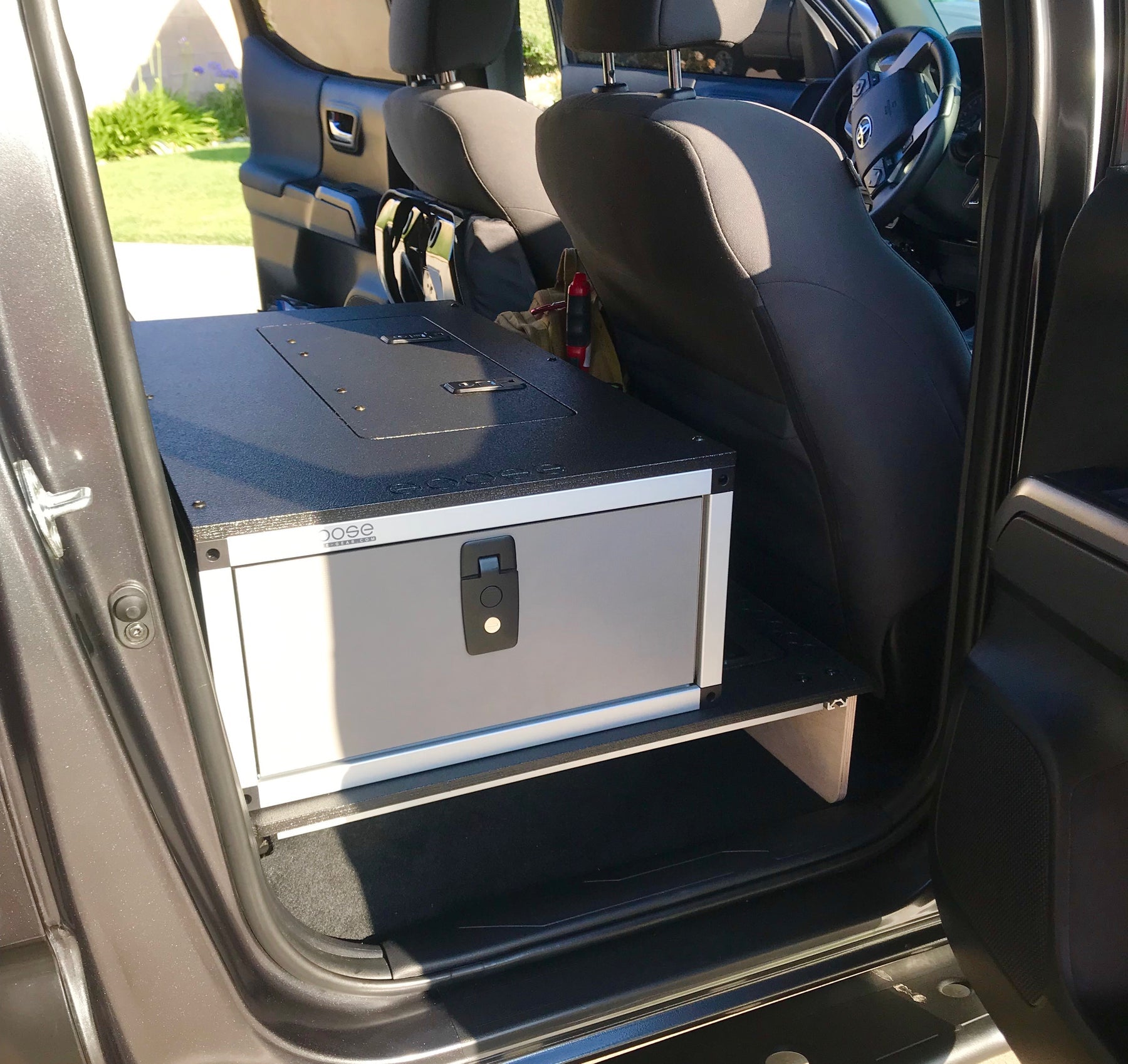 2005-2023 Toyota Tacoma Double Cab 2nd Row Seat Delete Kit - Maintains Factory Back Wall - Perfect for Cargo Storage & Dog Transport