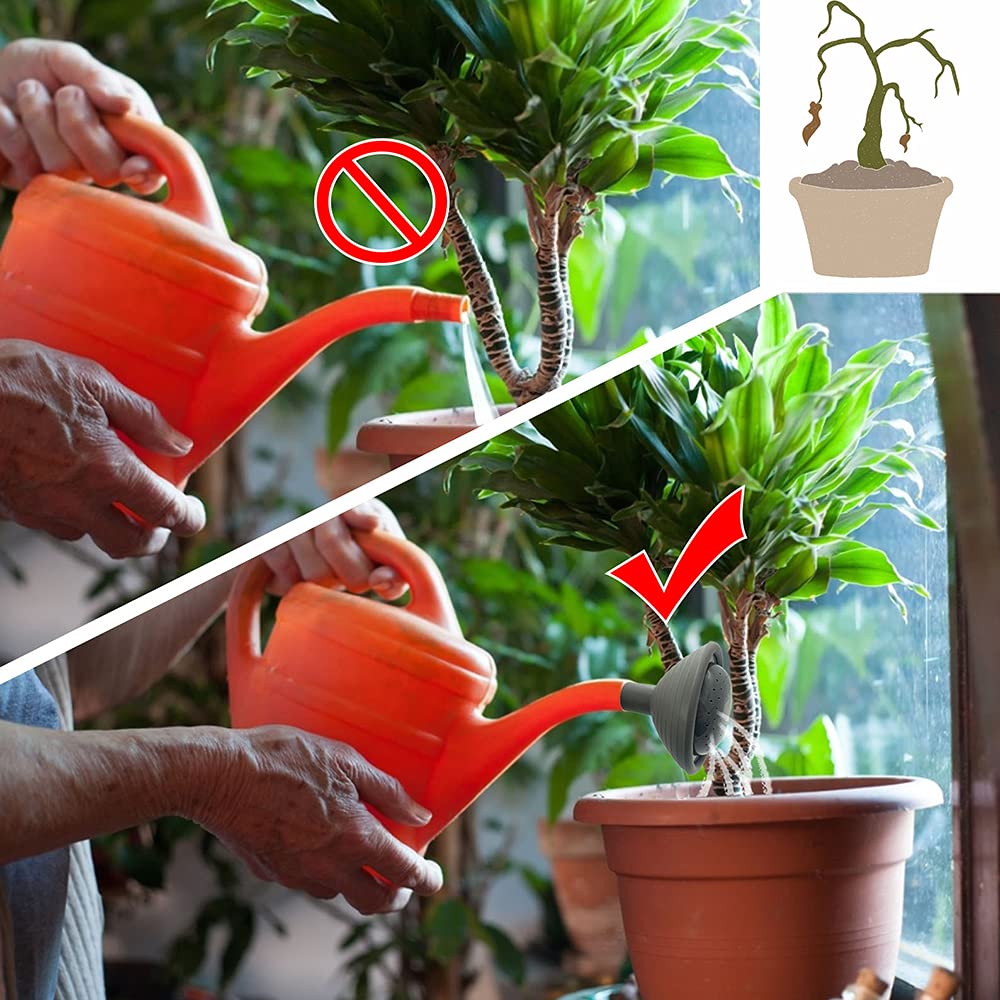 5 PCS Universal Watering Can Head - Leak-Proof Sprinkler Replacement for Most Watering Cans, Bonsai & Indoor Plants (Dark Green) | Ideal for Garden, Greenhouse & Seedling Care