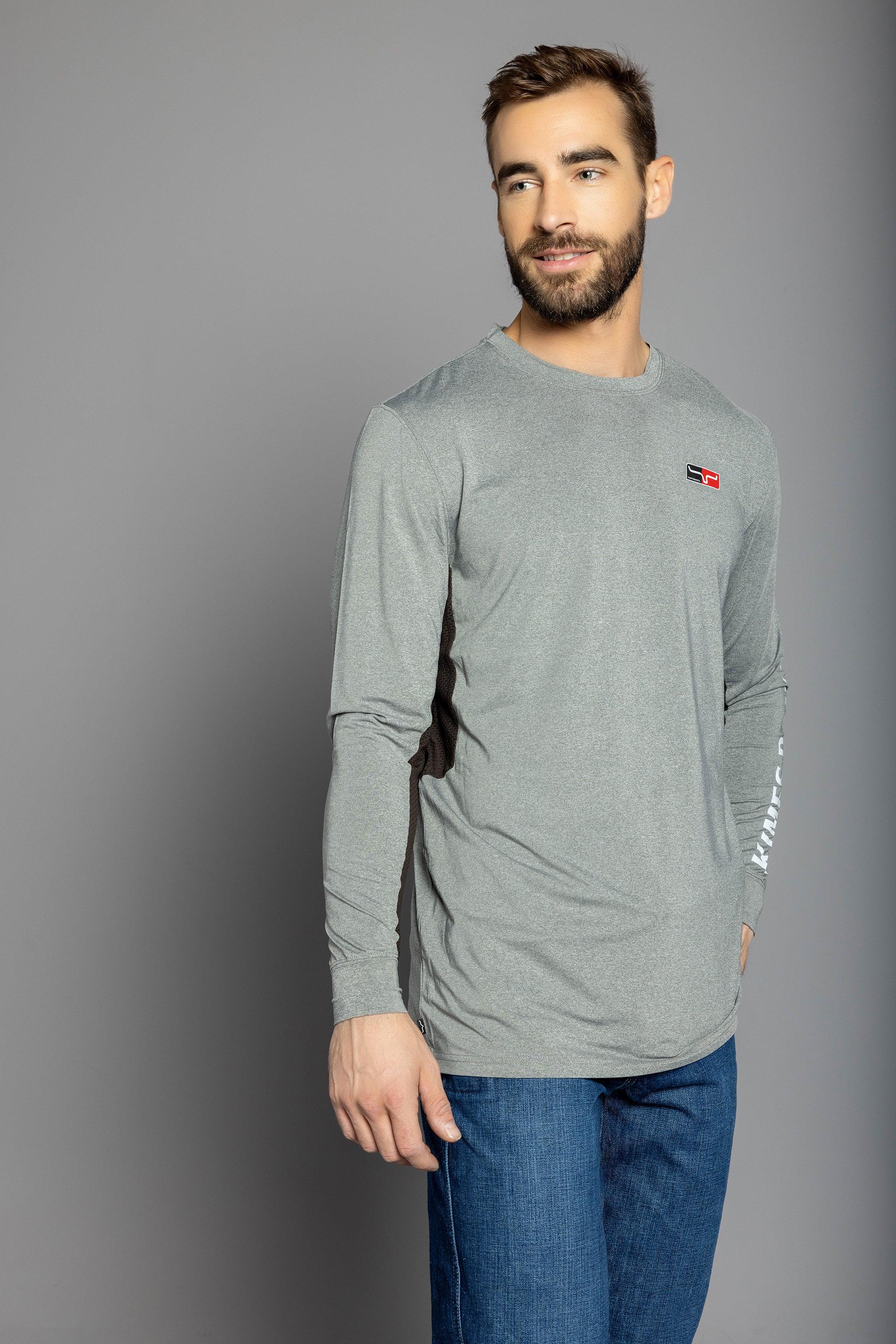 K1 Long Sleeve Tech Tee Shirt - Moisture Wicking Performance Shirt for Men - Perfect for Running, Hiking & Outdoor Activities