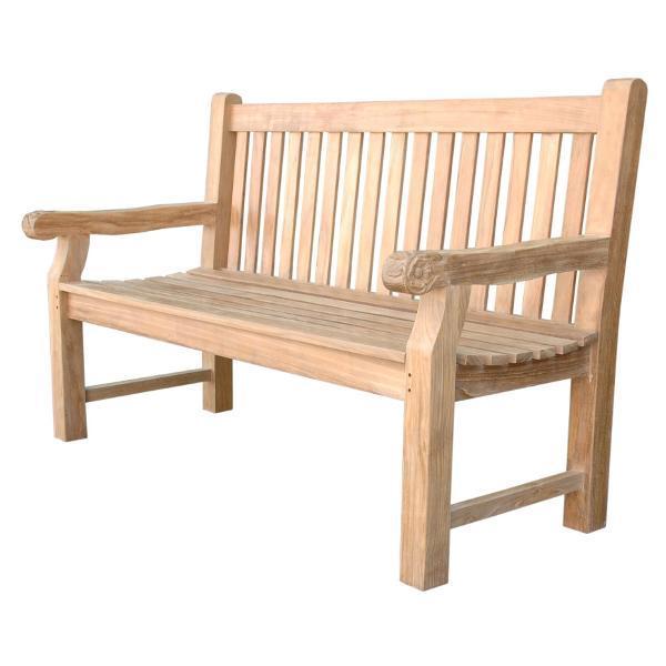 Devonshire 3-Seater Extra Thick Handcrafted Floral Bench - Perfect for Patio, Garden & Outdoor Seating