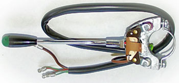 Mini Indicator Stalk MK1 with Green Light - Classic Car Turn Signal Lever for Vintage Vehicles - Perfect for Restoration Projects & DIY Auto Enthusiasts