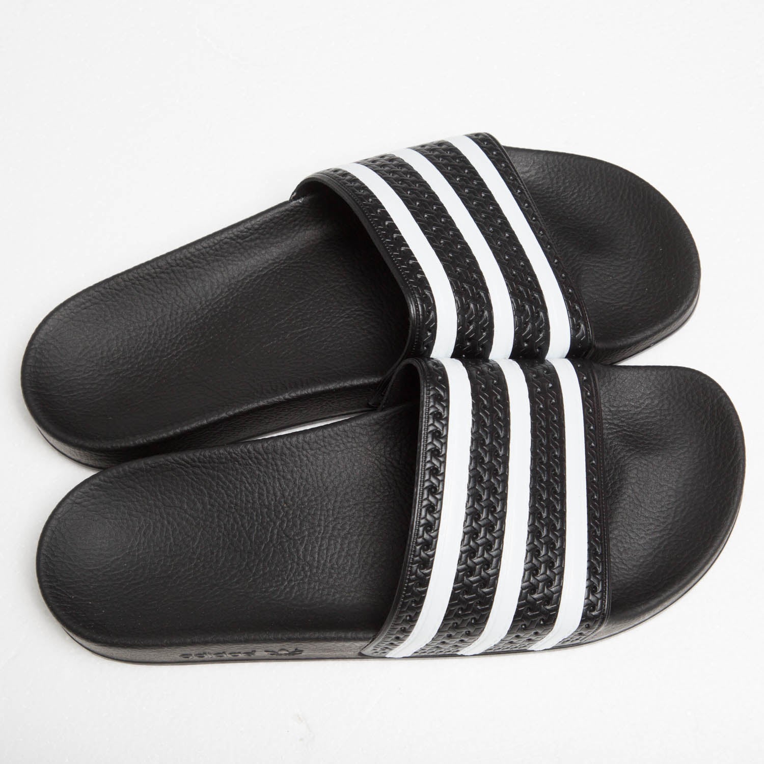 Adidas Originals Adilette Slide Sandals - Black & White Comfort Slides for Men & Women - Perfect for Pool, Beach, Gym & Lounge Wear