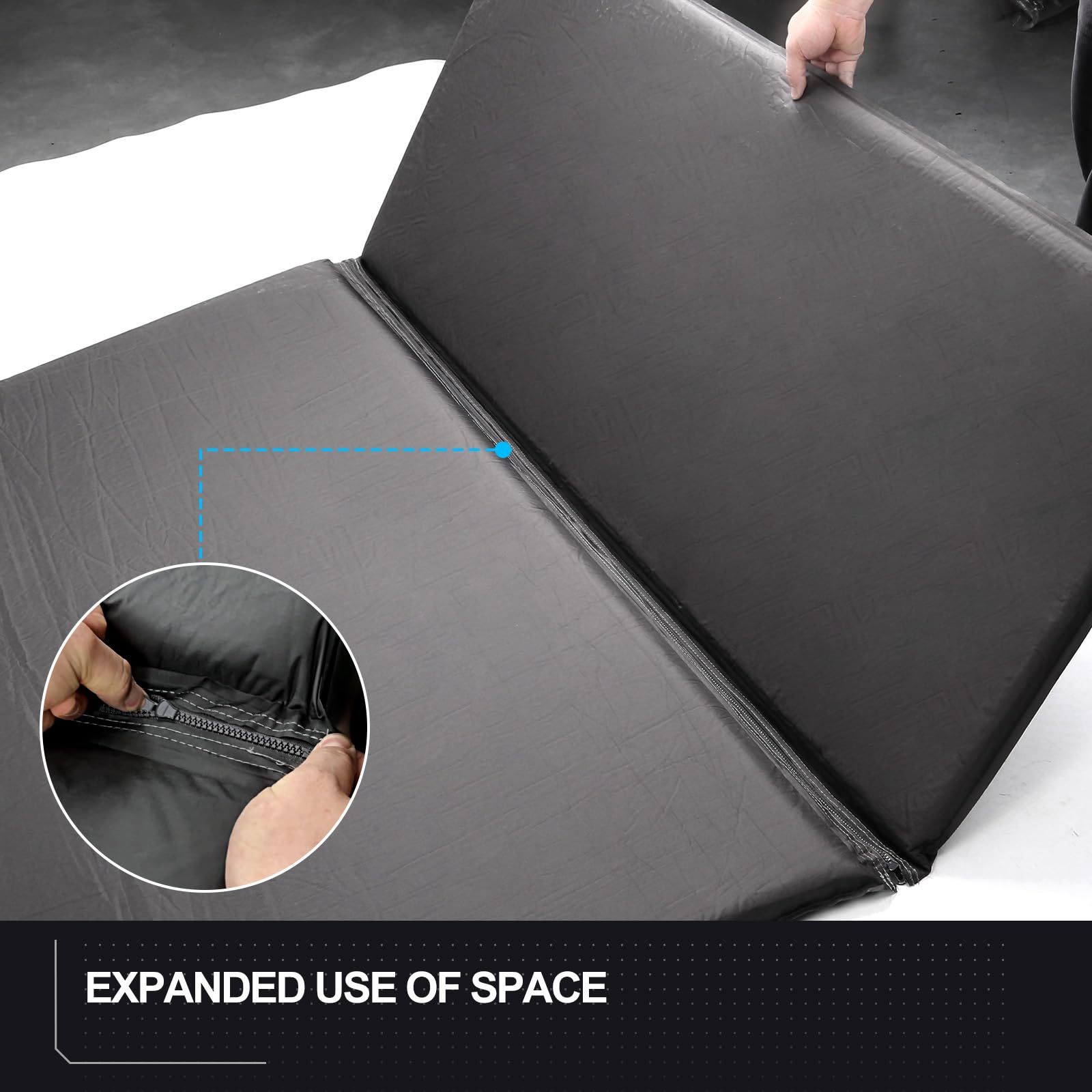 Tesla Cybertruck Air Mattress - Custom Fit Truck Bed Air Mattress with Built-in Pump & Carry Bag | Waterproof, Durable Camping Accessory for Travel, Road Trips & Outdoor Adventures | Perfect for Tesla Owners, Camping & Backyard Sleepovers
