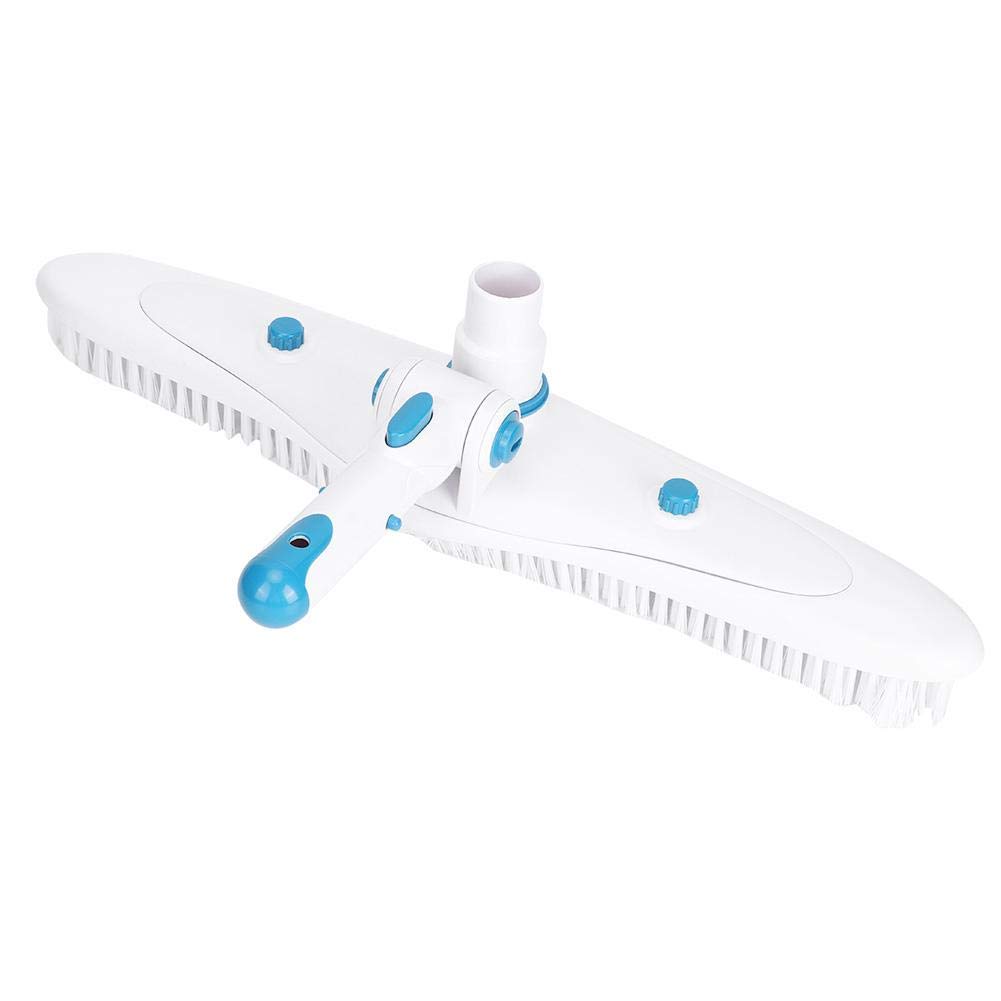 Premium Pool Brush with Removable Head - Heavy Duty Swimming Pool & Spa Cleaning Tool for Algae Removal and Maintenance - Ideal for In-Ground and Above Ground Pools