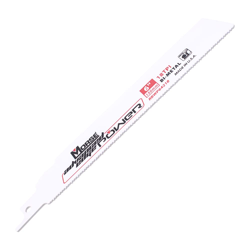 Morse Bi-Metal Pro Thin Metal Reciprocating Saw Blades - 6