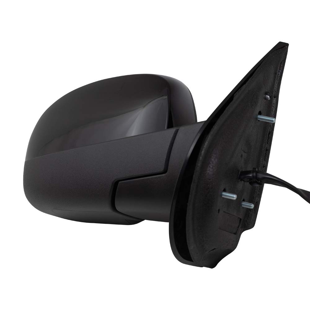 Brock Replacement Power Folding Heated Signal Memory Mirrors - Driver & Passenger Side Set - Compatible with 2007-2008 Chevy Silverado & GMC Sierra Pickup Trucks - Perfect for Winter Driving & Enhanced Safety