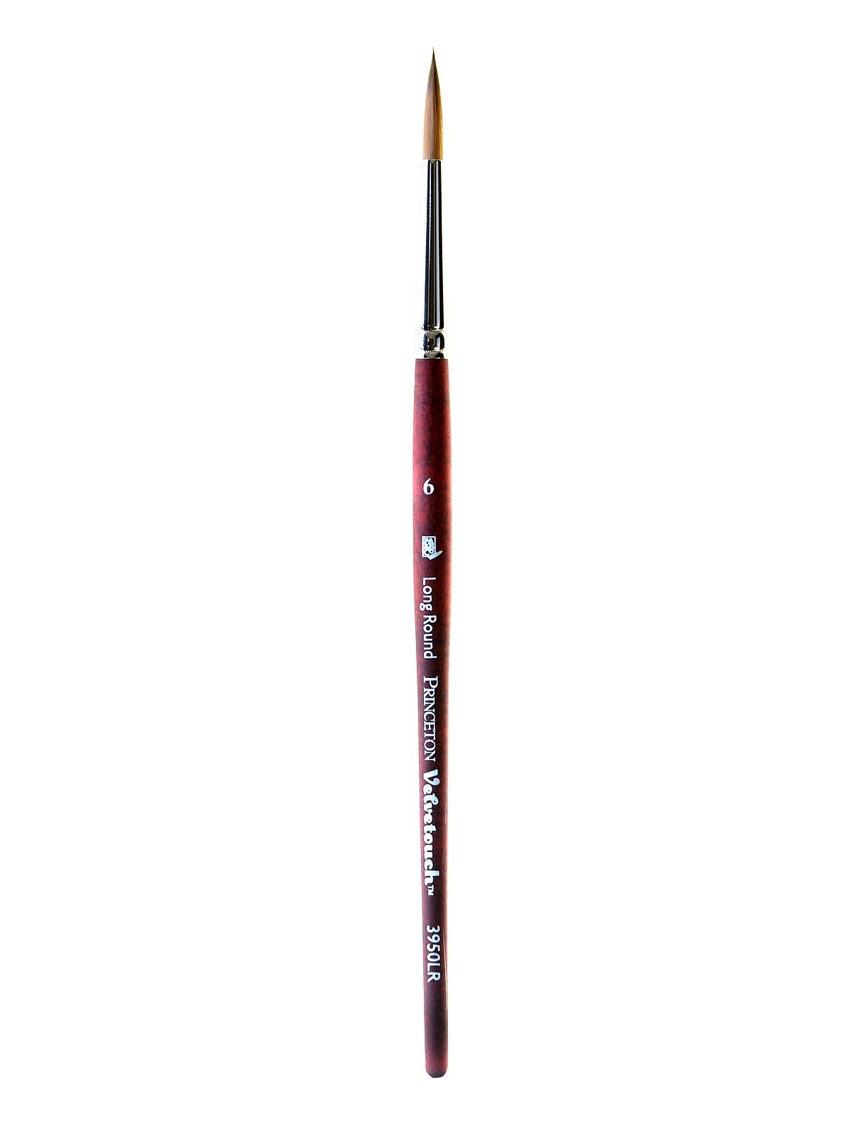 Princeton Velvetouch Mixed Media Brushes - Set of 3 Long Round Paint Brushes for Acrylic, Watercolor & Oil Painting - Perfect for Artists, Hobbyists & DIY Craft Projects