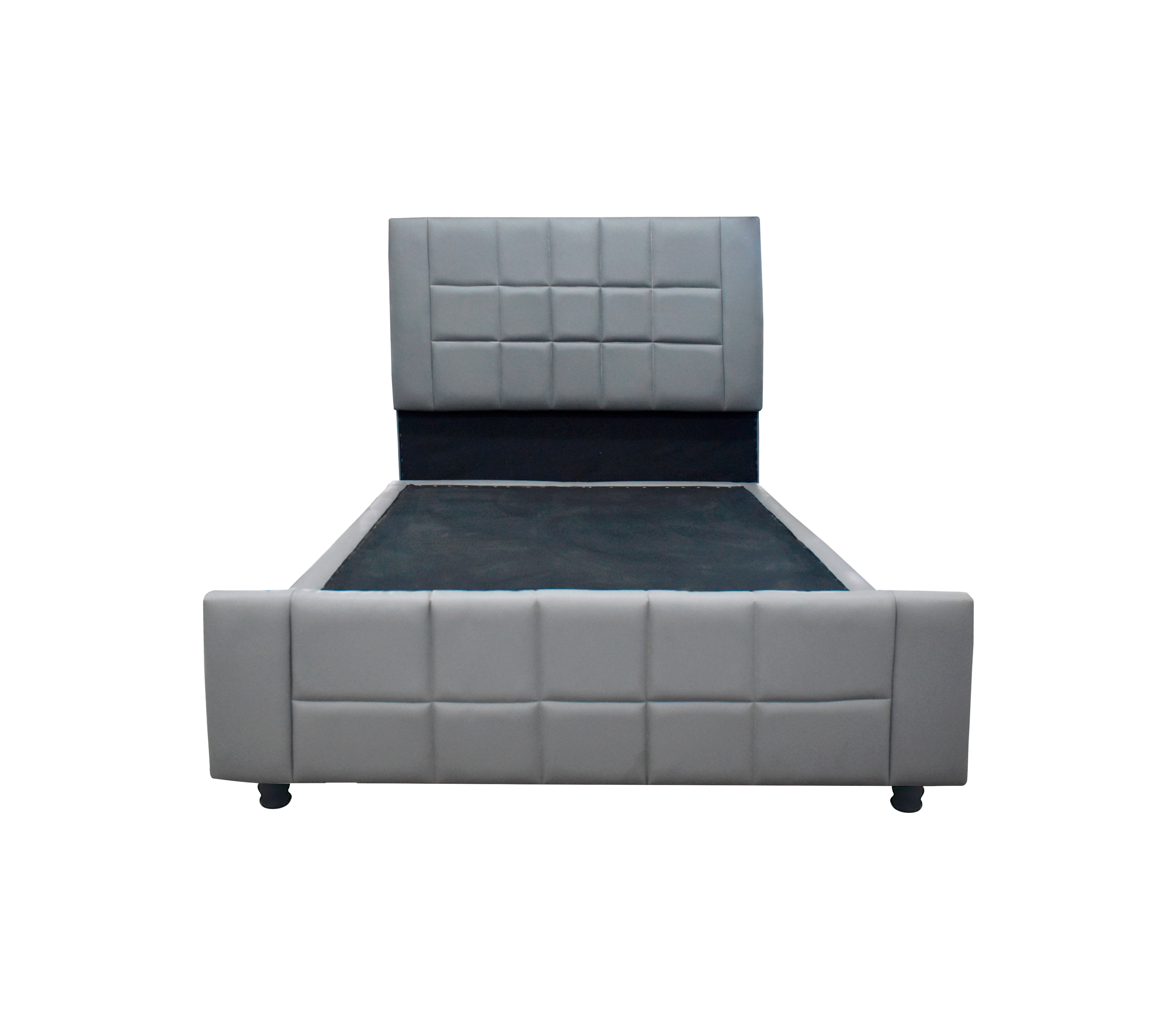 Queen Size Box Spring with Upholstered Headboard - Bipiel Driha Fabric for Bedroom Comfort & Support | Perfect for Master Bedrooms, Guest Rooms & Dormitories