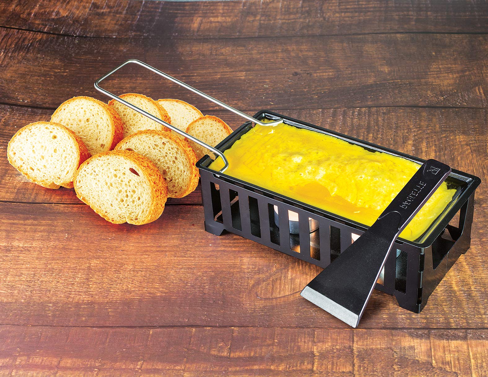 KOVOT Cheese Raclette Set - Electric or Tealight Melting Pot for Fondue, Raclette & Cheese Melting | Perfect for Dinner Parties, Family Gatherings & Romantic Date Nights