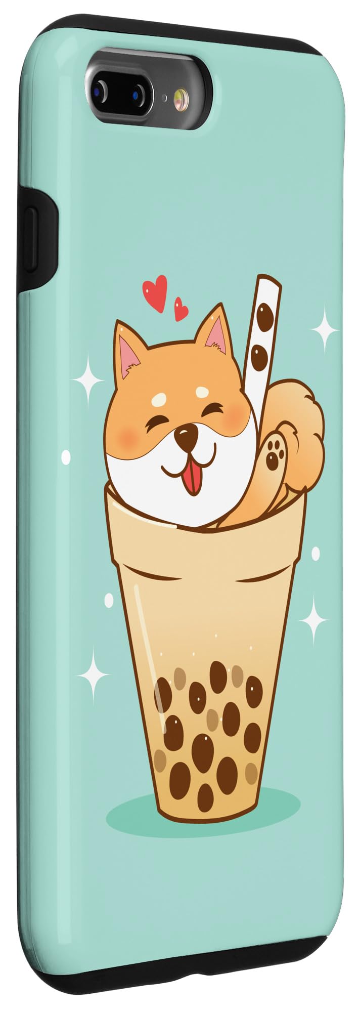 Shiba Inu Pattern iPhone 7 Plus/8 Plus Phone Case - Cute Japanese Dog Design Protective Cover for Everyday Use, Work & Travel