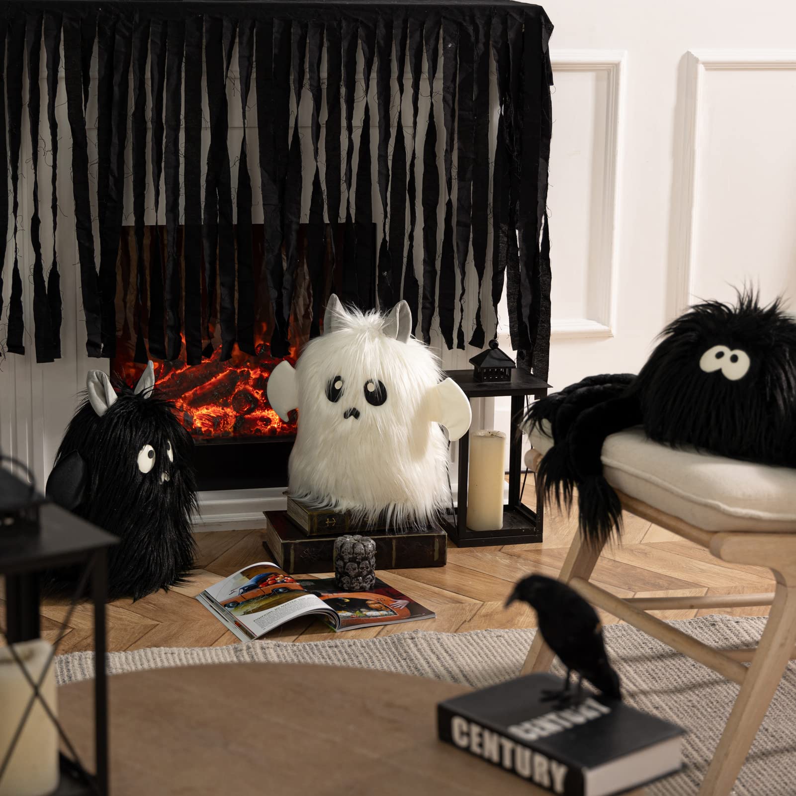 Spooky Ghost Pillow - Halloween Decor Cushion Gift (10.5x14