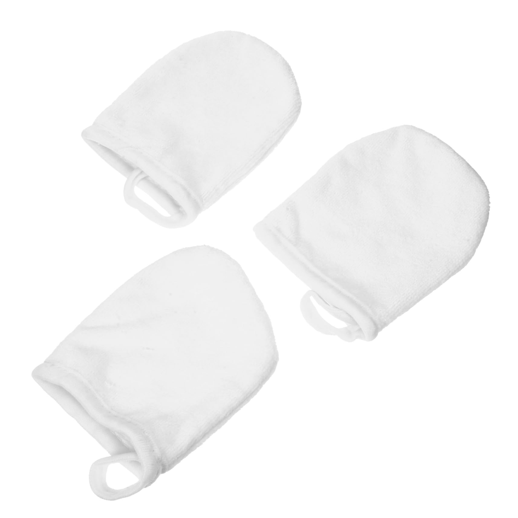 NOLITOY 9-Piece Makeup Remover Gloves Set - Gentle Exfoliating Facial Mitts, Cream Face Towels & Mousse Powder Puffs for Soft Skin | Perfect for Daily Makeup Removal & Skincare Routine