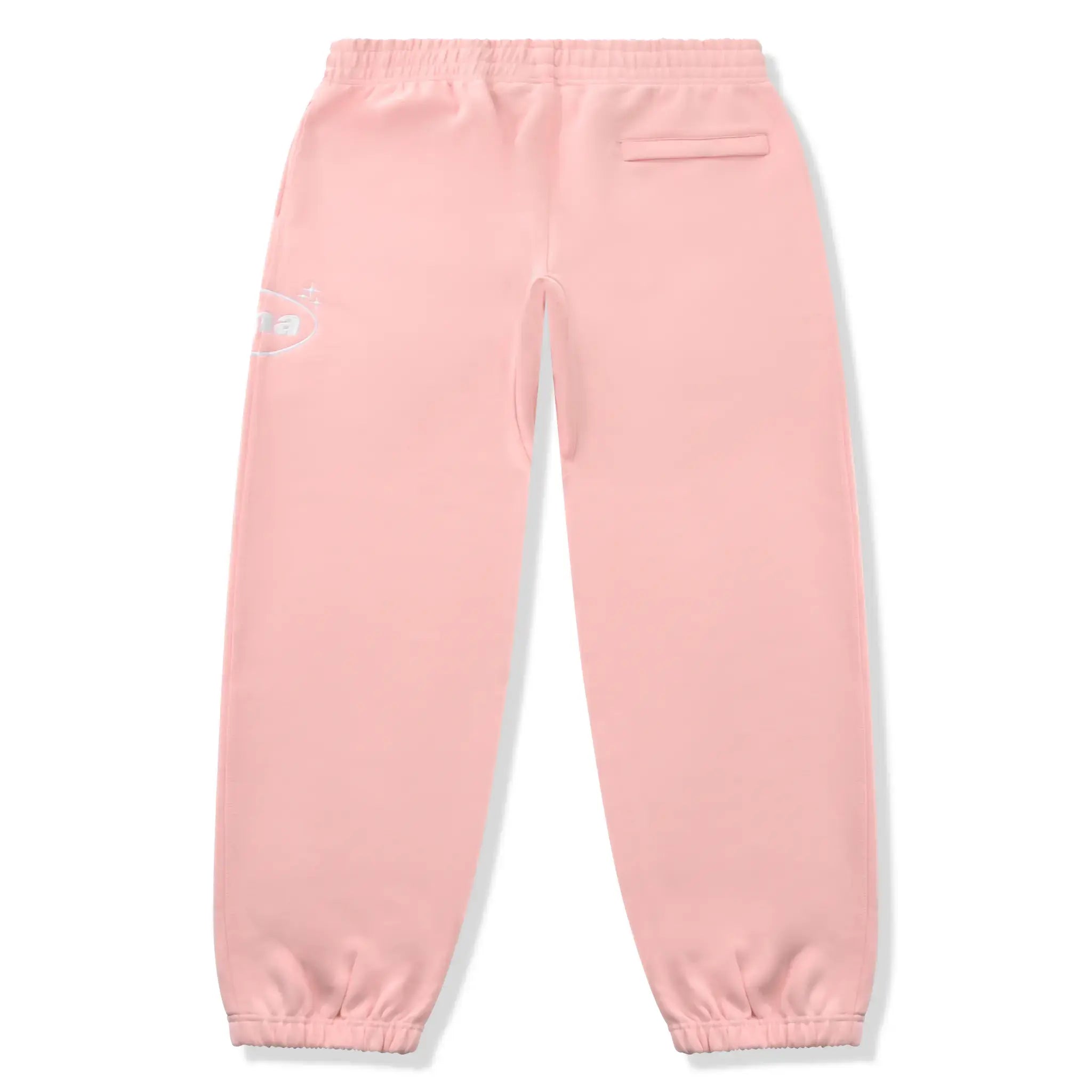 Drama Call Pink and White Sweatpants for Women - Soft Lounge Pants, High Waisted Joggers - Perfect for Yoga, Gym, and Casual Wear