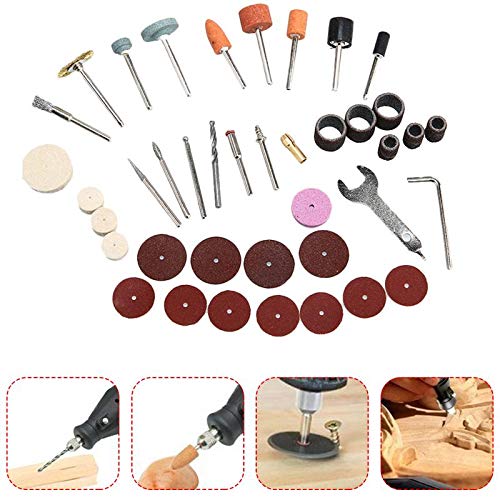 40PCS Electric Grinder Accessory Kit - Rotary Tool Parts for Cutting, Polishing & Engraving | Durable Hardware Tools for DIY & Craft Projects (Red) - Perfect for Jewelry Making, Woodworking & Metal Crafting