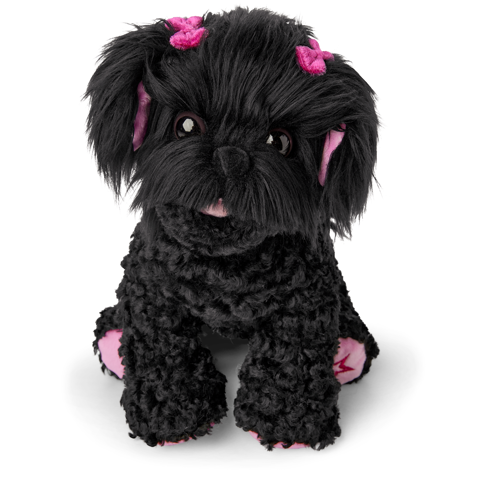 Adorable Shi Poo Puppy Bundle - Soft Plush Toy & Accessories Set for Small Dog Lovers | Perfect for Gifts, Cuddling & Nursery Decor