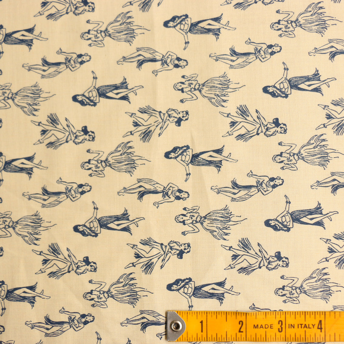 Premium Aloha Navy Cotton Poplin Fabric - Soft & Breathable for Shirts, Dresses & DIY Sewing Projects | Perfect for Hawaiian Shirts, Summer Dresses & Home Decor