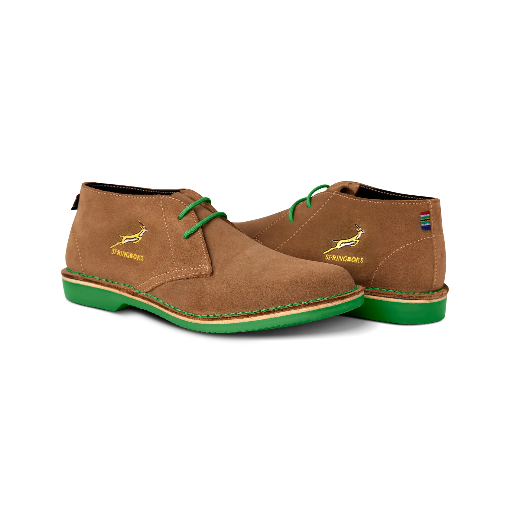 Heritage Springbok Shoes - Green Sole Comfort Sneakers for Men & Women | Casual Walking, Running & Everyday Wear