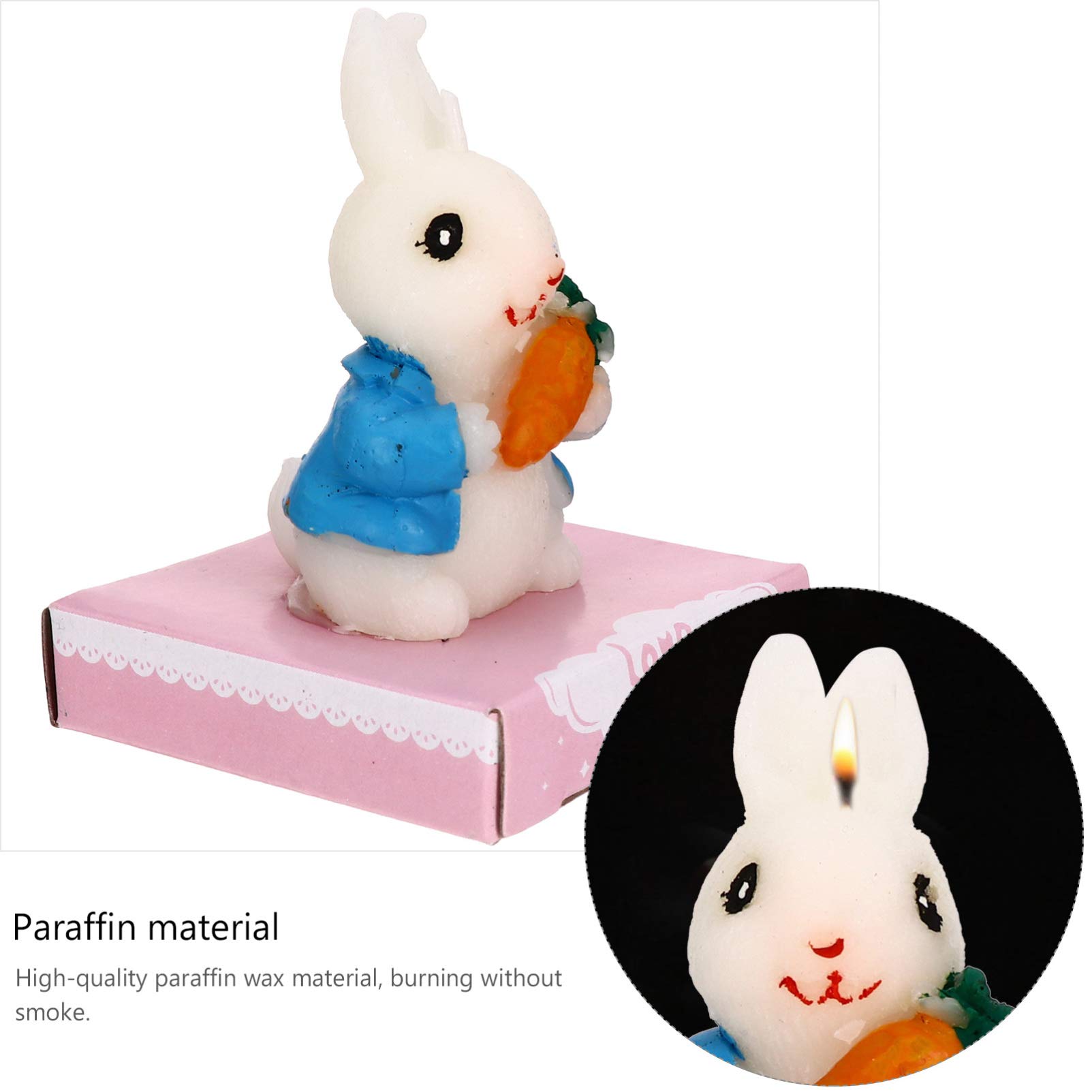 BESTOYARD 2 Pack Aromatic Tea Light Candles - Bunny Themed Scented Birthday Candles for Dogs, Yoga & Home Fragrance, Paraffin Wax Snack Candles - Perfect for Pet Parties, Relaxation & Home Decor