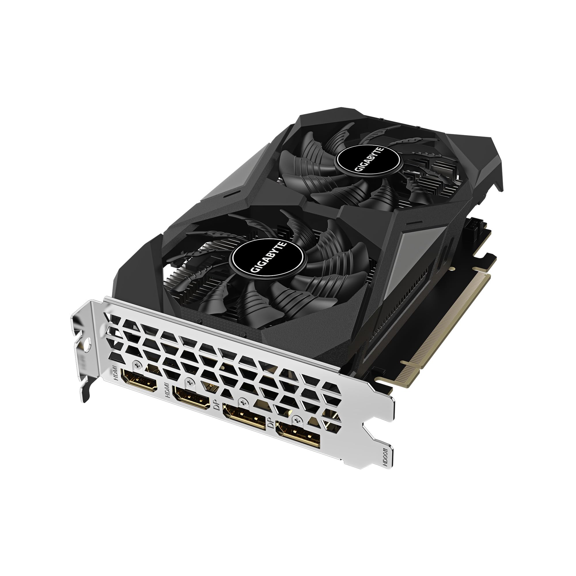GIGABYTE GeForce RTX 3050 WINDFORCE OC V2 6GB GDDR6 Gaming Graphics Card with Dual Fan Cooling - Perfect for 1080p Gaming, Video Editing & Streaming (Model: GV-N3050WF2OCV2-6GD)