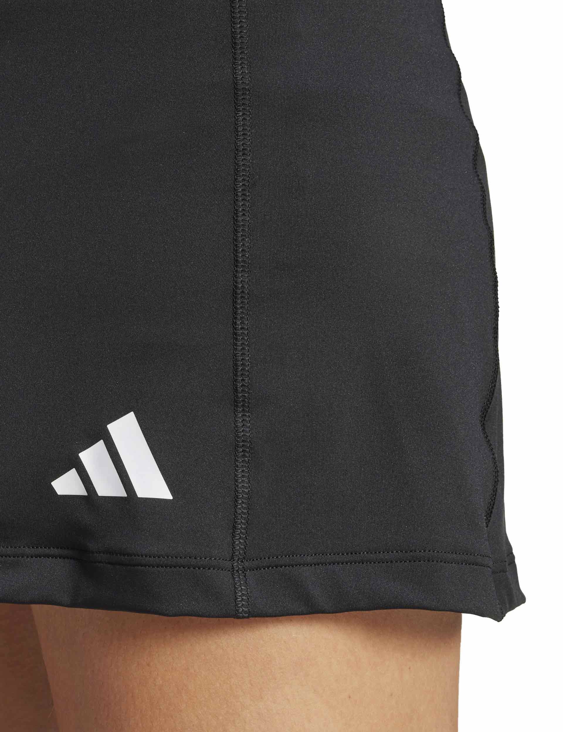 Optime Skirt with Built-in Bike Shorts - Black | Comfortable & Stylish for Cycling, Running, Yoga & Outdoor Activities