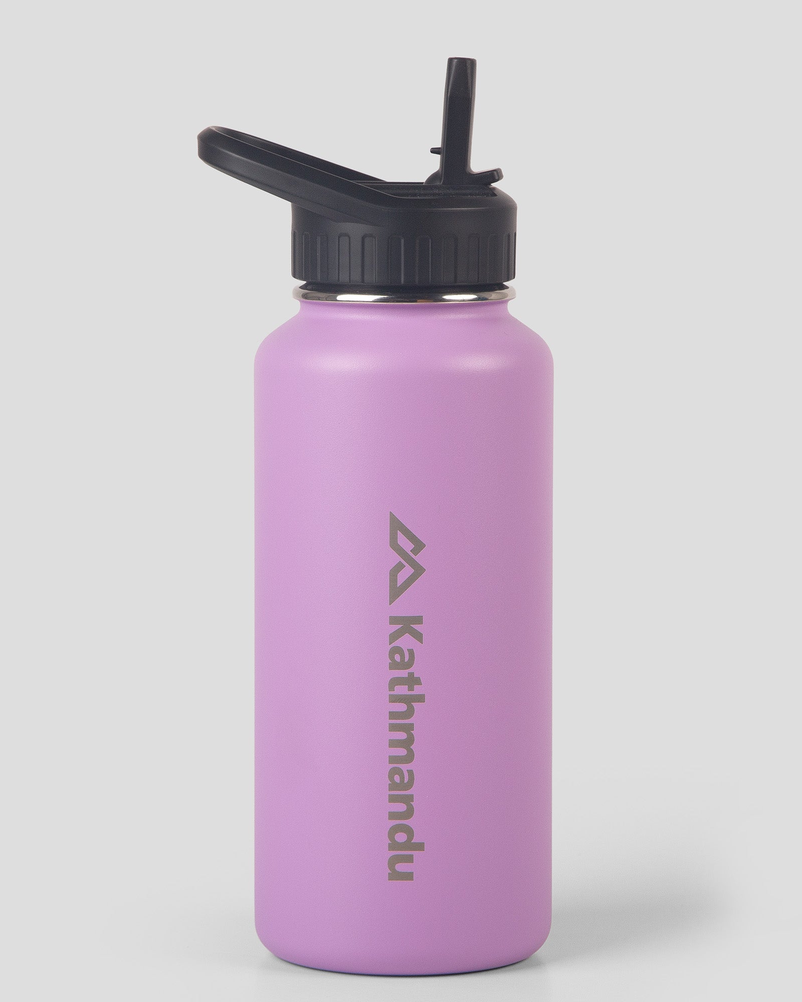 Zen 950ml Stainless Steel Straw Lid Insulated Water Bottle - Leakproof & BPA Free for Gym, Hiking, Office & Outdoor Activities