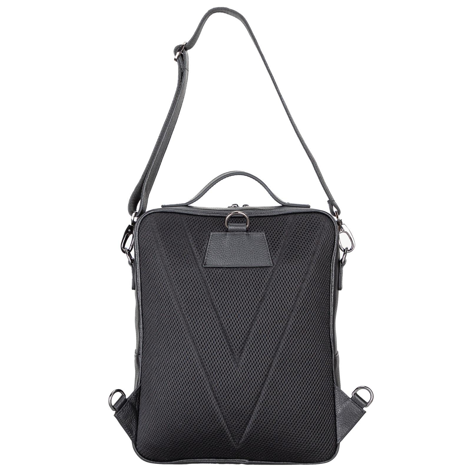 BLACKBROOK Premium Genuine Leather Backpack for Men & Women - Luxurious Hazel Brown Laptop Bag with Protective Padding for Travel, Work & School (Black) - Perfect for Business Trips, Commuting & College Campus Use