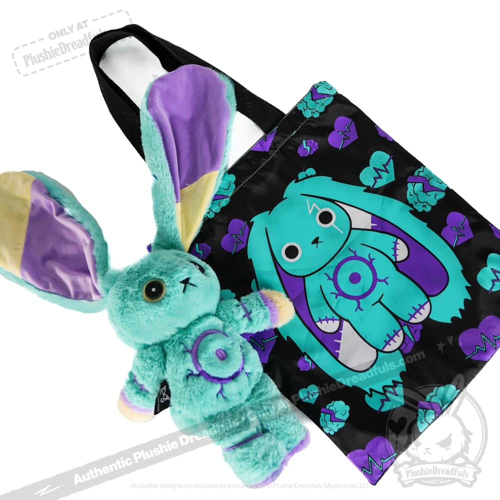 Plushie Dreadfuls Epilepsy Awareness Rabbit - Soft Stuffed Animal Toy for Support & Comfort | Cute Plush Bunny Gift for Medical Conditions, Therapy & Home Decor