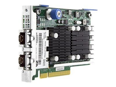 HP FlexFabric 533FLR-T Dual Port 10Gb Ethernet PCIe 2.0 x8 Network Adapter - Compatible with ProLiant DL360p/DL380p/DL385p/DL560 Gen8 & SL250s/SL270s Gen8 Servers - Ideal for Data Centers, Cloud Computing & High-Speed Networking