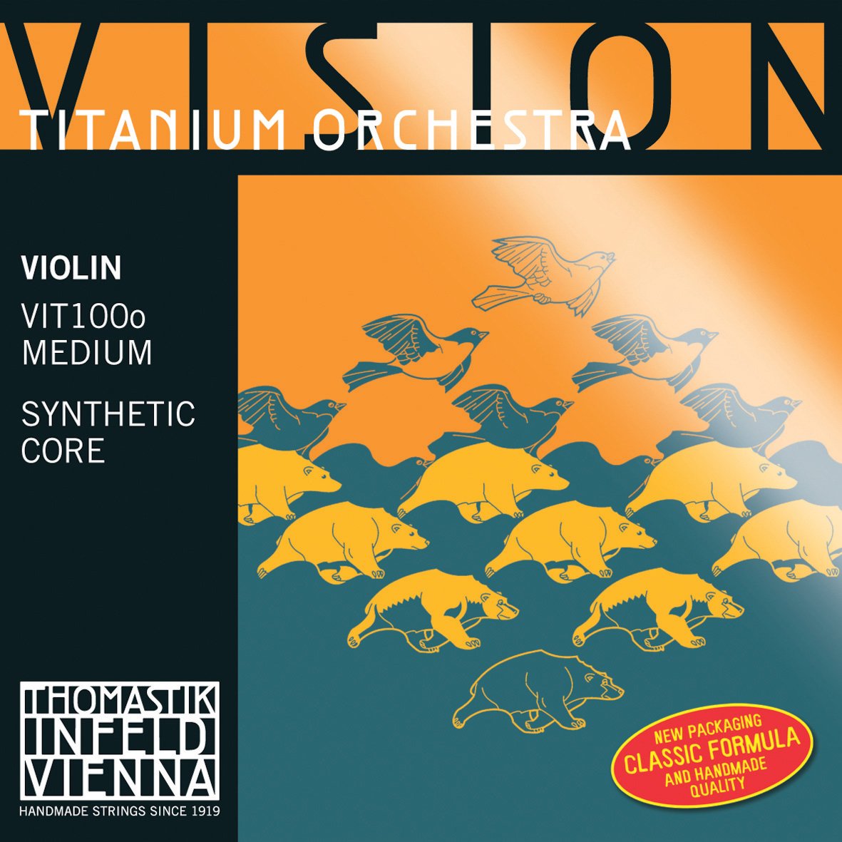 Thomastik-Infeld Vision Titanium Solo Violin G String - 4/4 Size - Premium Titanium Alloy - Professional Quality - Perfect for Solo Performances & Orchestral Playing