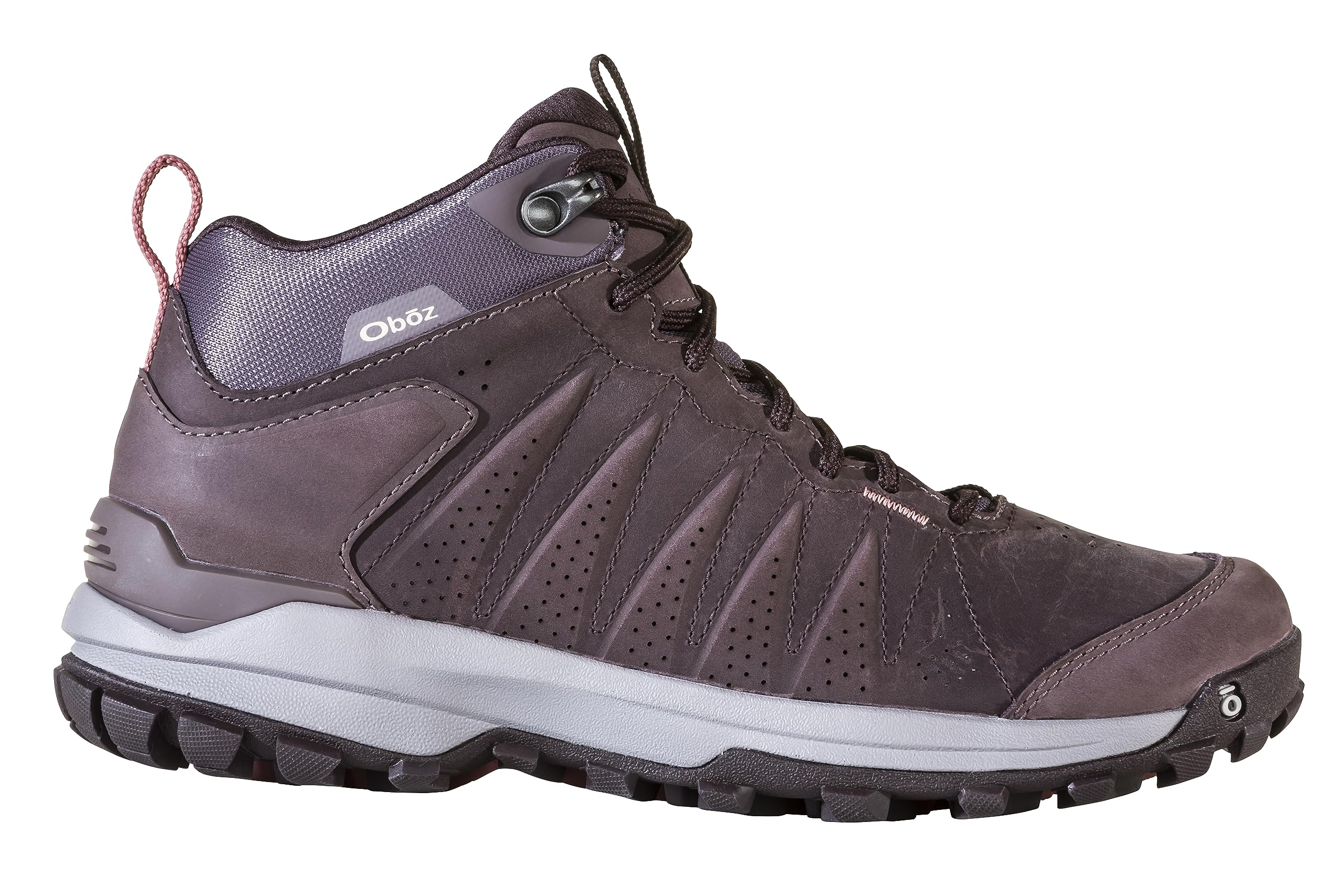 Oboz Sypes Mid Leather B-Dry Waterproof Women's Hiking Boots for Outdoor Adventures - Trail Walking, Backpacking & Camping - SS23 Collection
