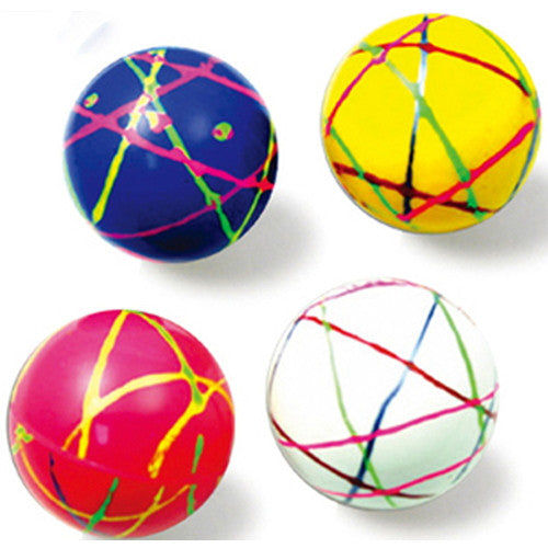 45mm Color Stripe Balls - Vibrant Play Balls for Kids, Pets & Parties - Perfect for Ball Pits, Sensory Play & Decoration