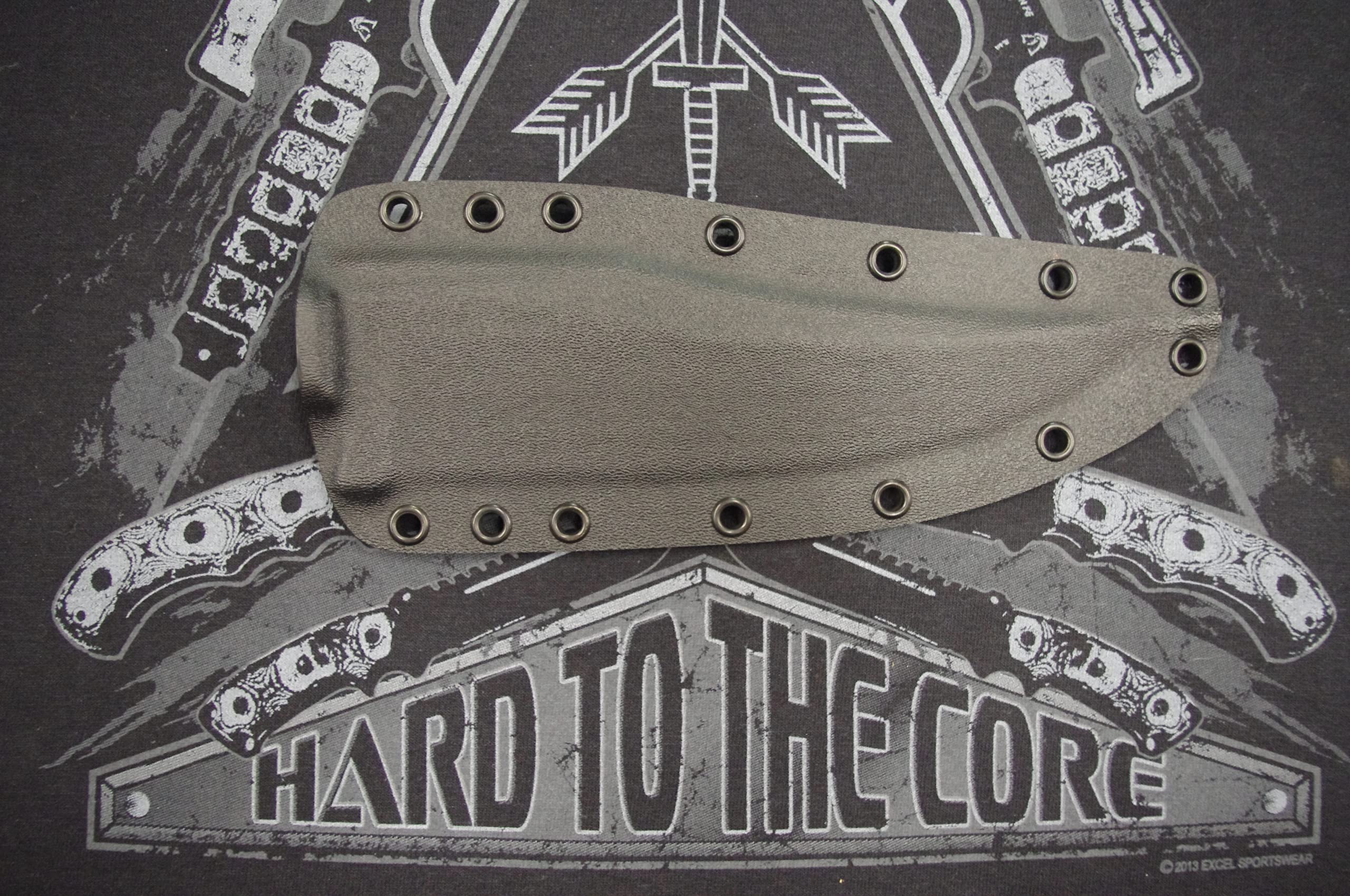 TOPS Knives Prather War Bowie Fixed Blade Knife with Black Kydex Sheath - Hunting, Camping, Survival & Outdoor Activities