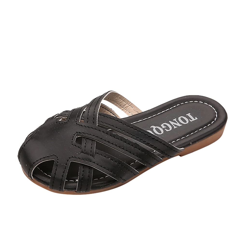 Toddler Girls Flip Flops - Soft Baby Slippers for Indoor & Beach Play