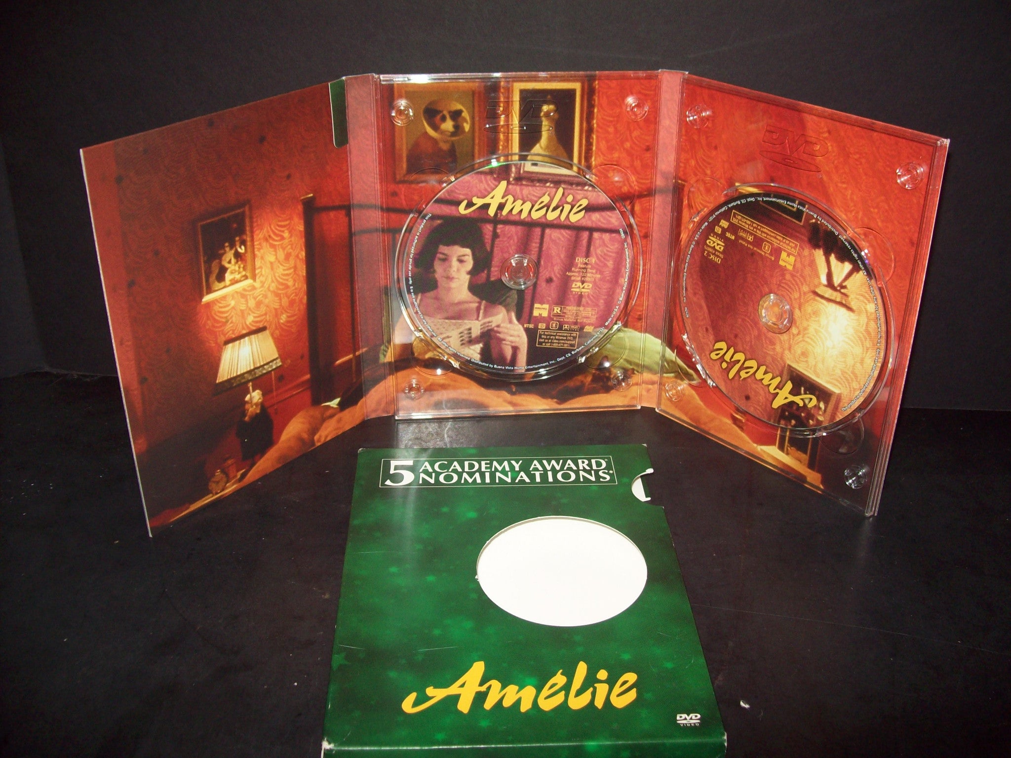 Amelie Special Edition 2-Disc DVD Set - Starring Audrey Tautou & Rufus - Near Mint Condition - Perfect for Movie Nights & French Film Collections
