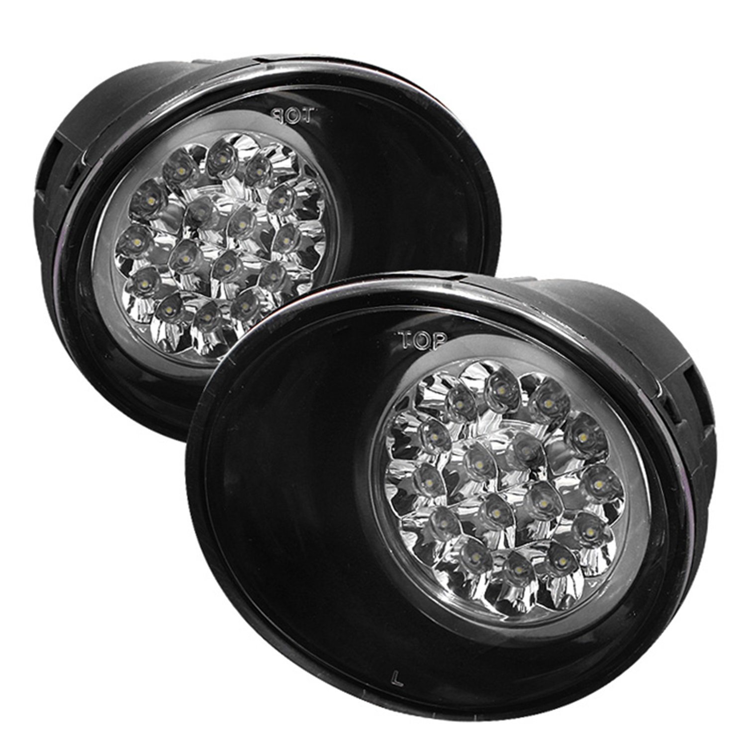Spyder Auto Clear LED Fog Lights for Nissan Titan & Armada - Bright, Durable, Easy Installation - Perfect for Night Driving & Off-Road Adventures