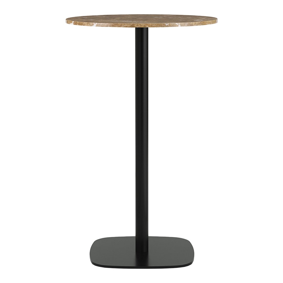 Round Cafe Table - Bar & Counter Height for Kitchen, Dining Room & Outdoor Patio Use