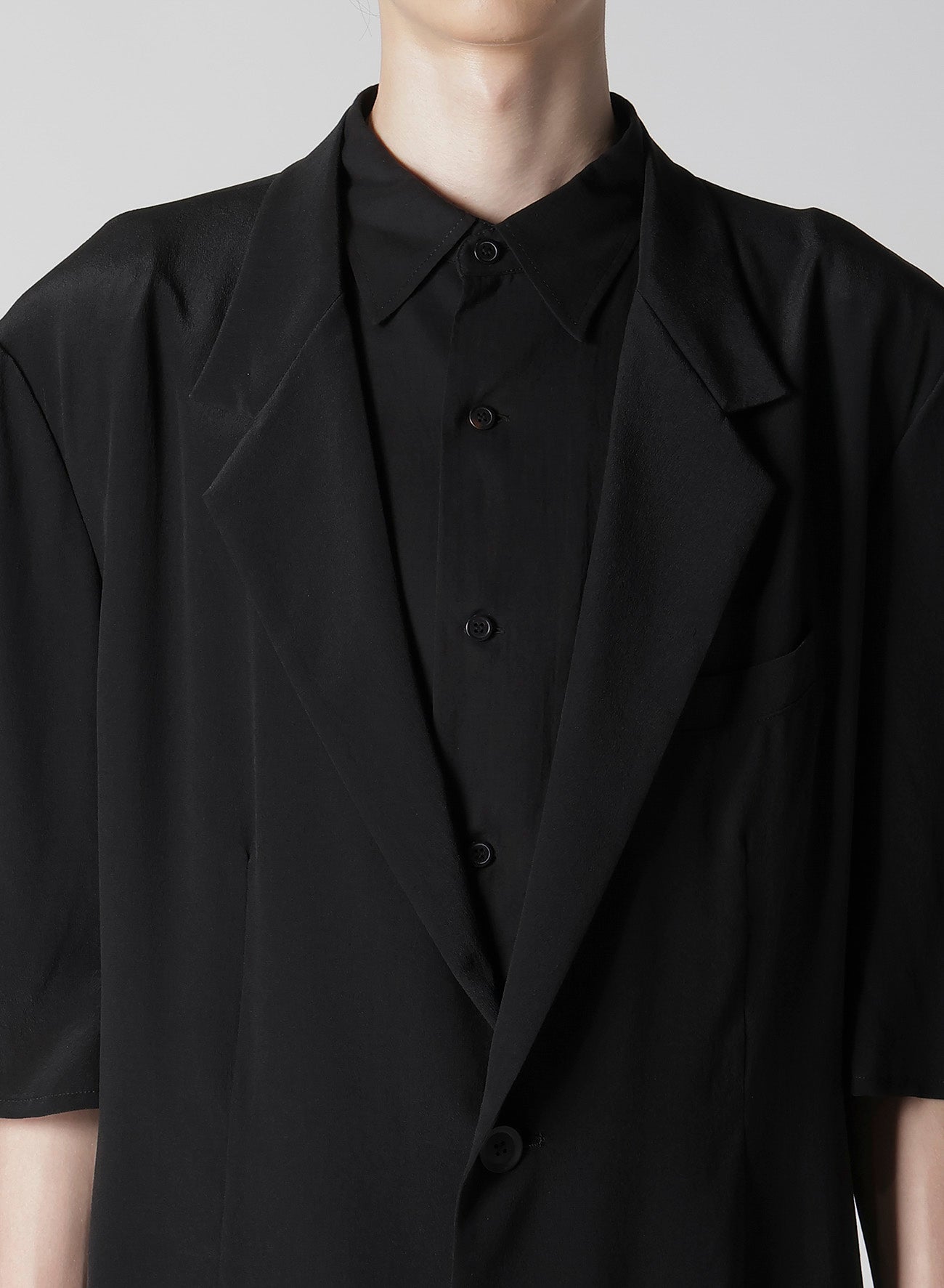 12M Silk Decine Cropped Sleeve Jacket - Elegant Women's Blazer for Office, Party & Date Night Outfits