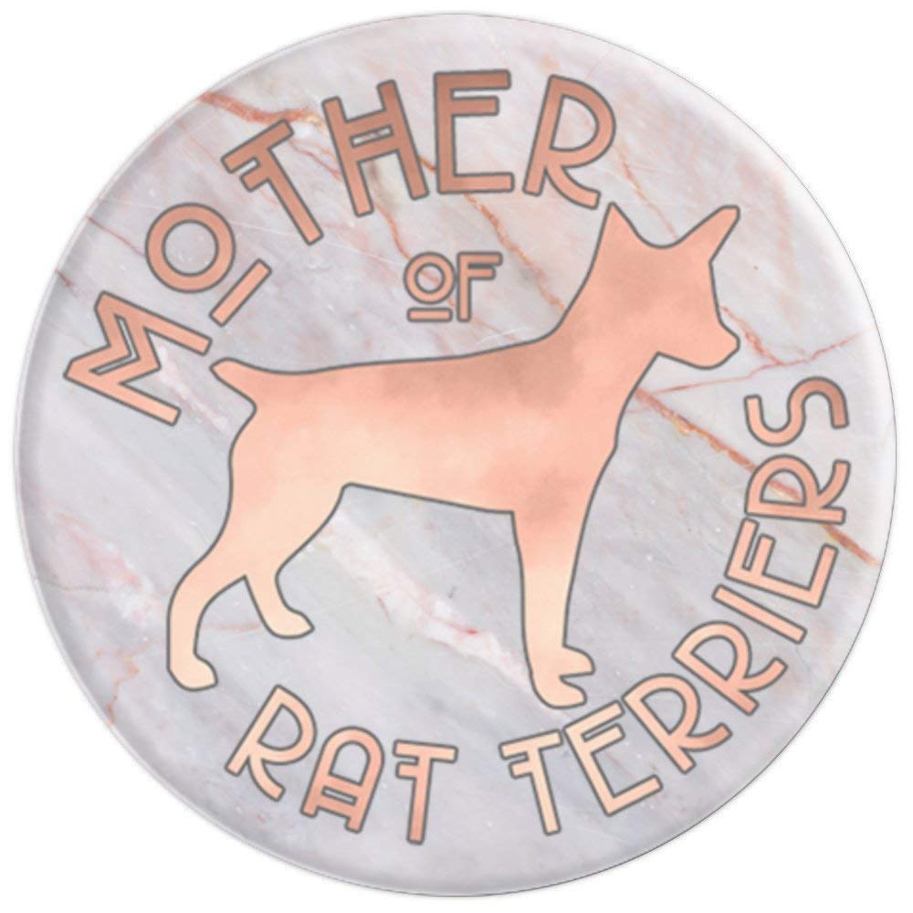 Rat Terrier Dog Mom Rose Pink PACD082 - Perfect for Pet Lovers & Dog Enthusiasts | Ideal for Gifts, Home Decor & Dog-Themed Events