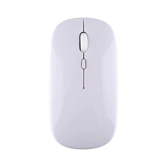 Wireless Bluetooth Mouse for Laptop, Computer, iPad - Rechargeable, Silent Click, Portable Ergonomic Design - Perfect for Office, Home, Travel & Gaming Use