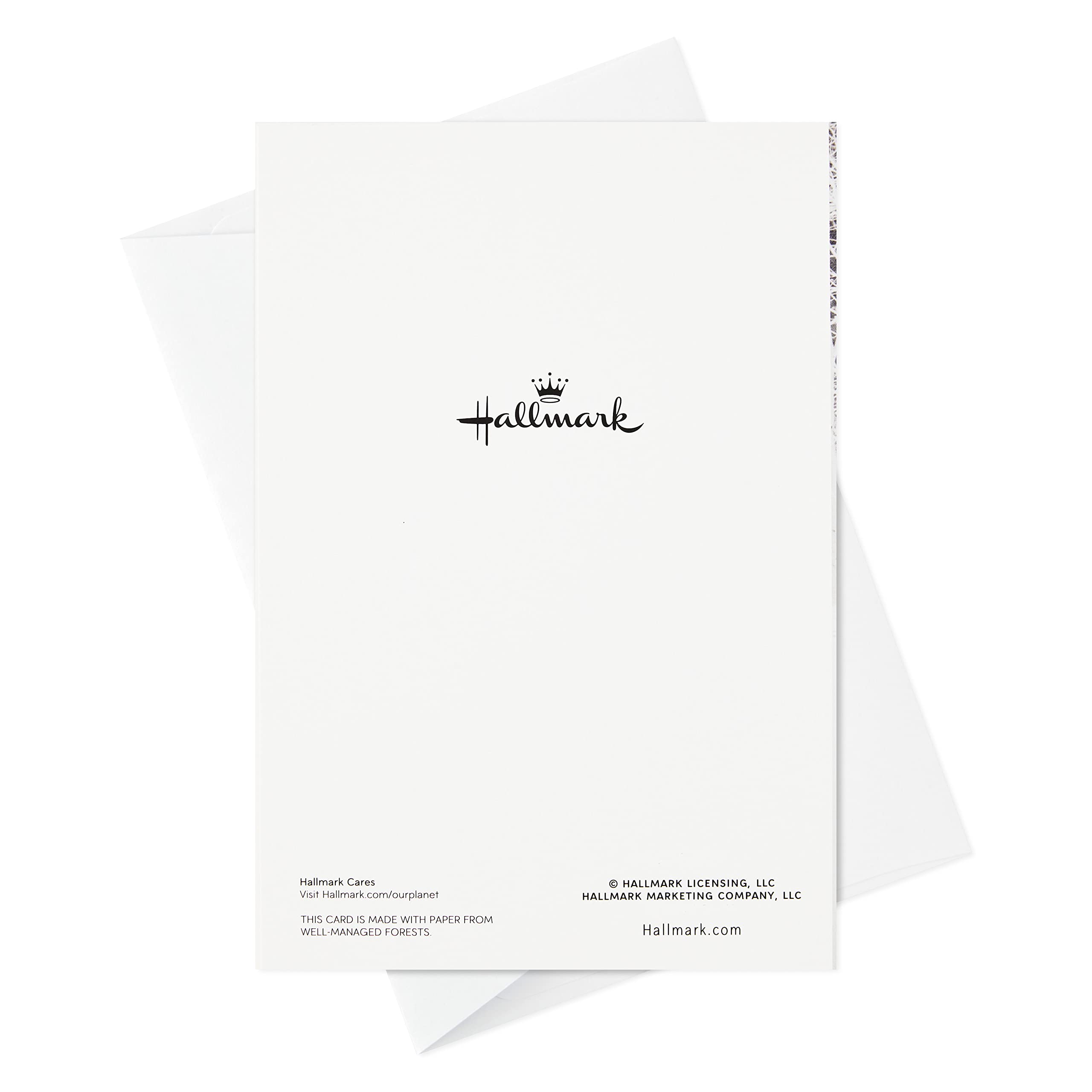 Hallmark Boxed Christmas Cards - Snowy Glowy Tree Design (16 Cards & Envelopes) | Holiday Greeting Cards for Family, Friends & Coworkers | Perfect for Christmas Parties, Office Exchanges & Festive Mailings