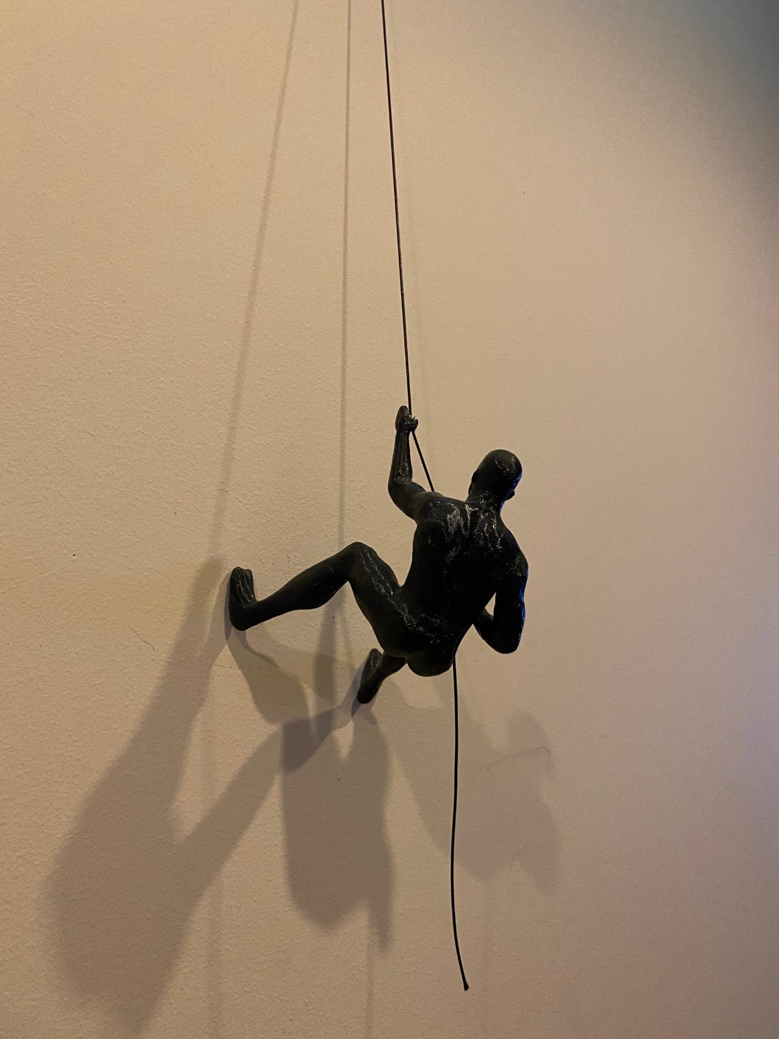 Climbing Man Wall Decor - Unique Gift for Housewarming & Her - Home & Office Decor