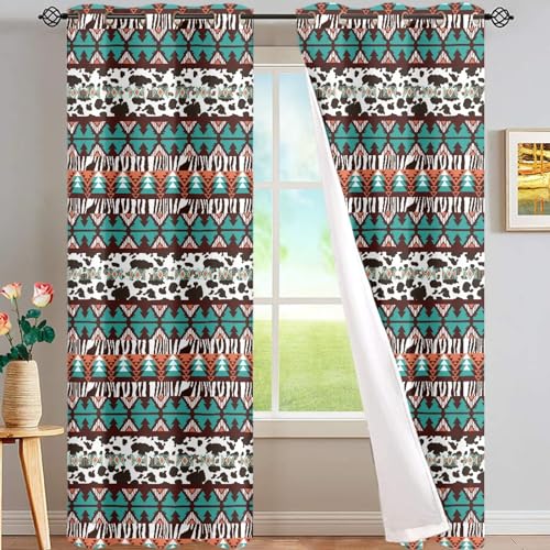 Aztec Cow Print