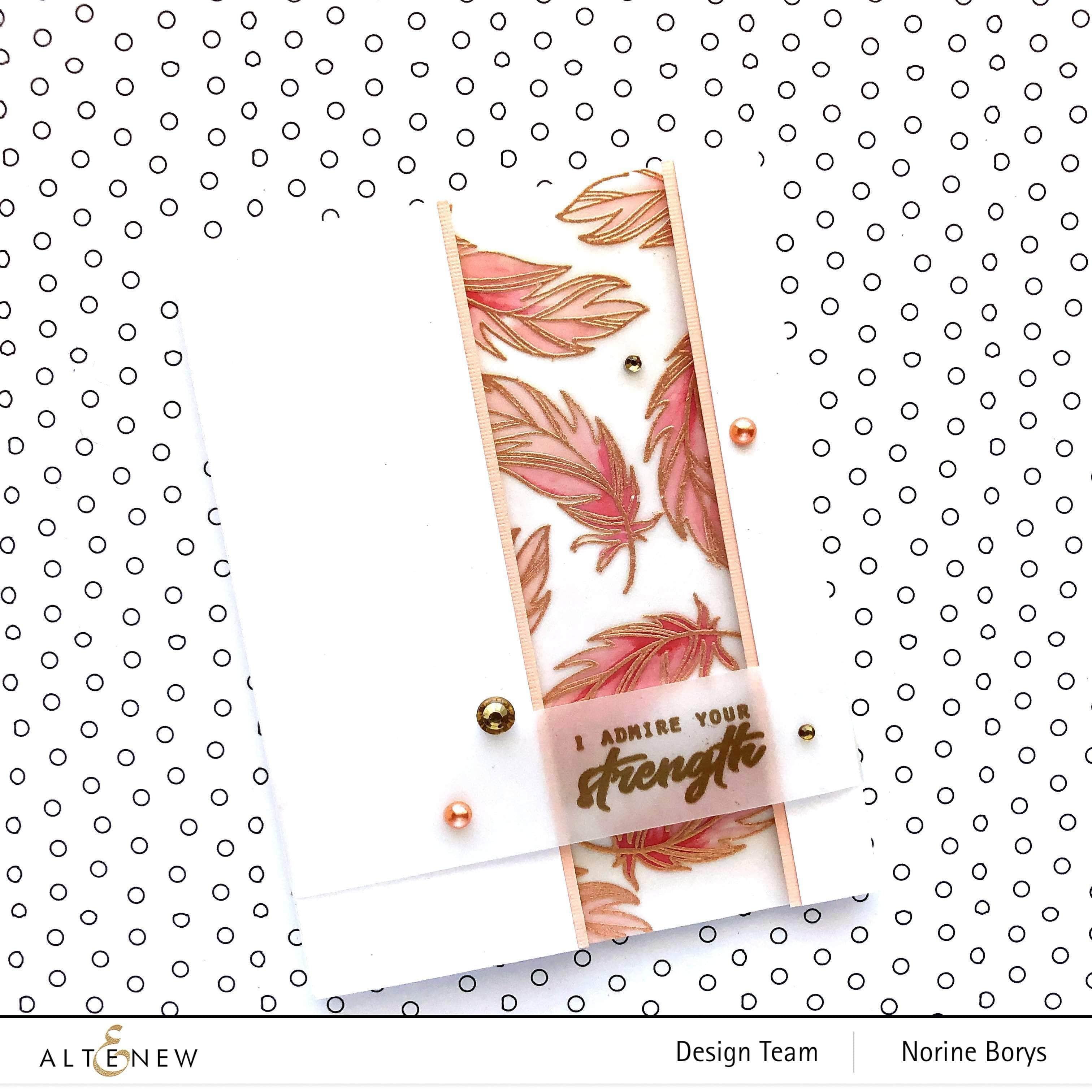 Mini Delight Strength Stamp & Die Set - DIY Scrapbooking, Card Making, and Paper Crafting Tools for Creative Projects