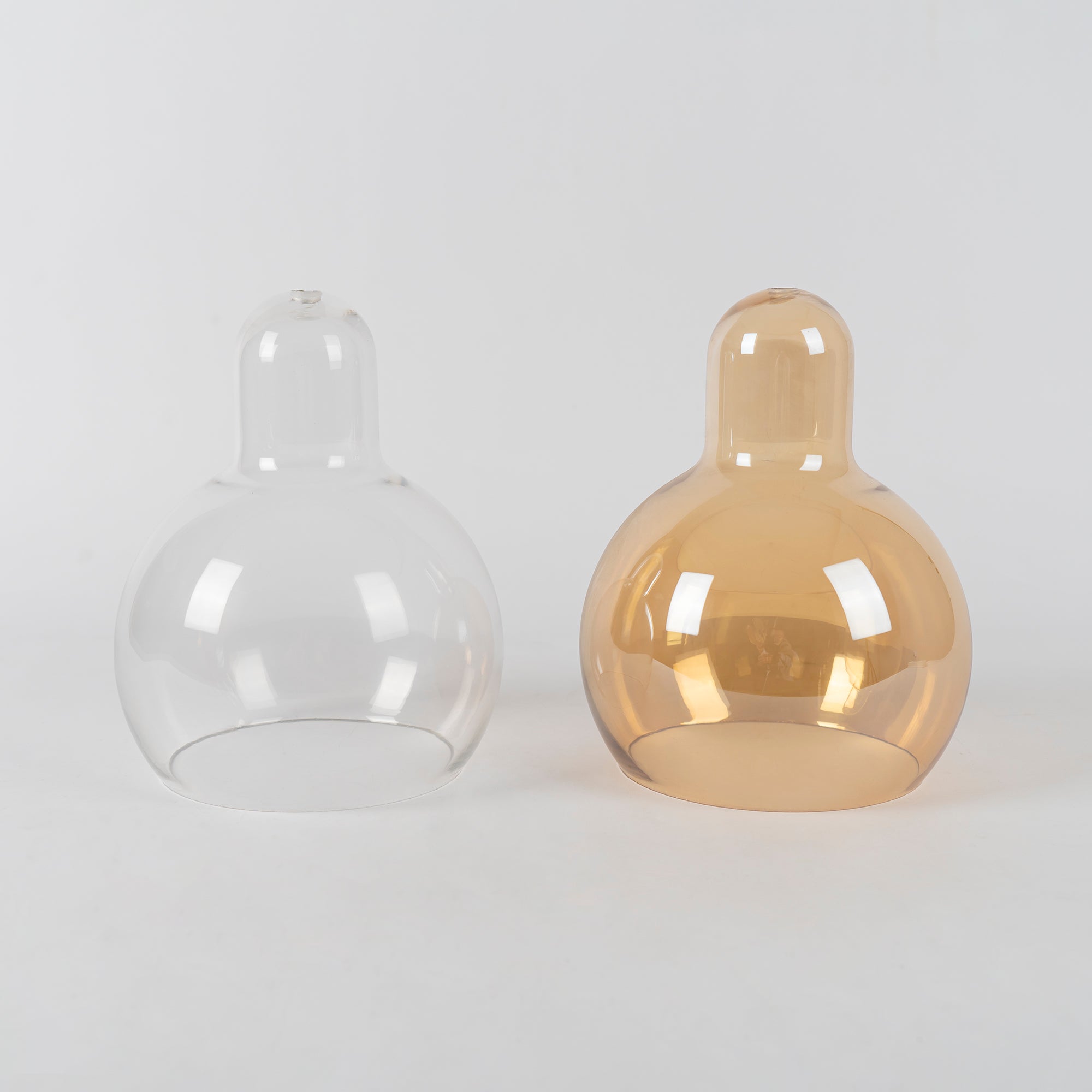 Chiswick Glass Pendant Light - Modern Hanging Ceiling Lamp for Kitchen Island, Dining Room & Bedroom - Dimmable LED Lighting Fixture with Clear Glass Shade