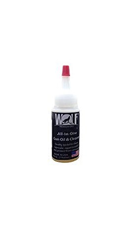 Wolf Premium Oil All-In-One Gun Oil & Cleaner for Firearms - High Performance Lubricant & Protection for Pistols, Rifles & Shotguns - Ideal for Hunting, Shooting Range & Gun Maintenance