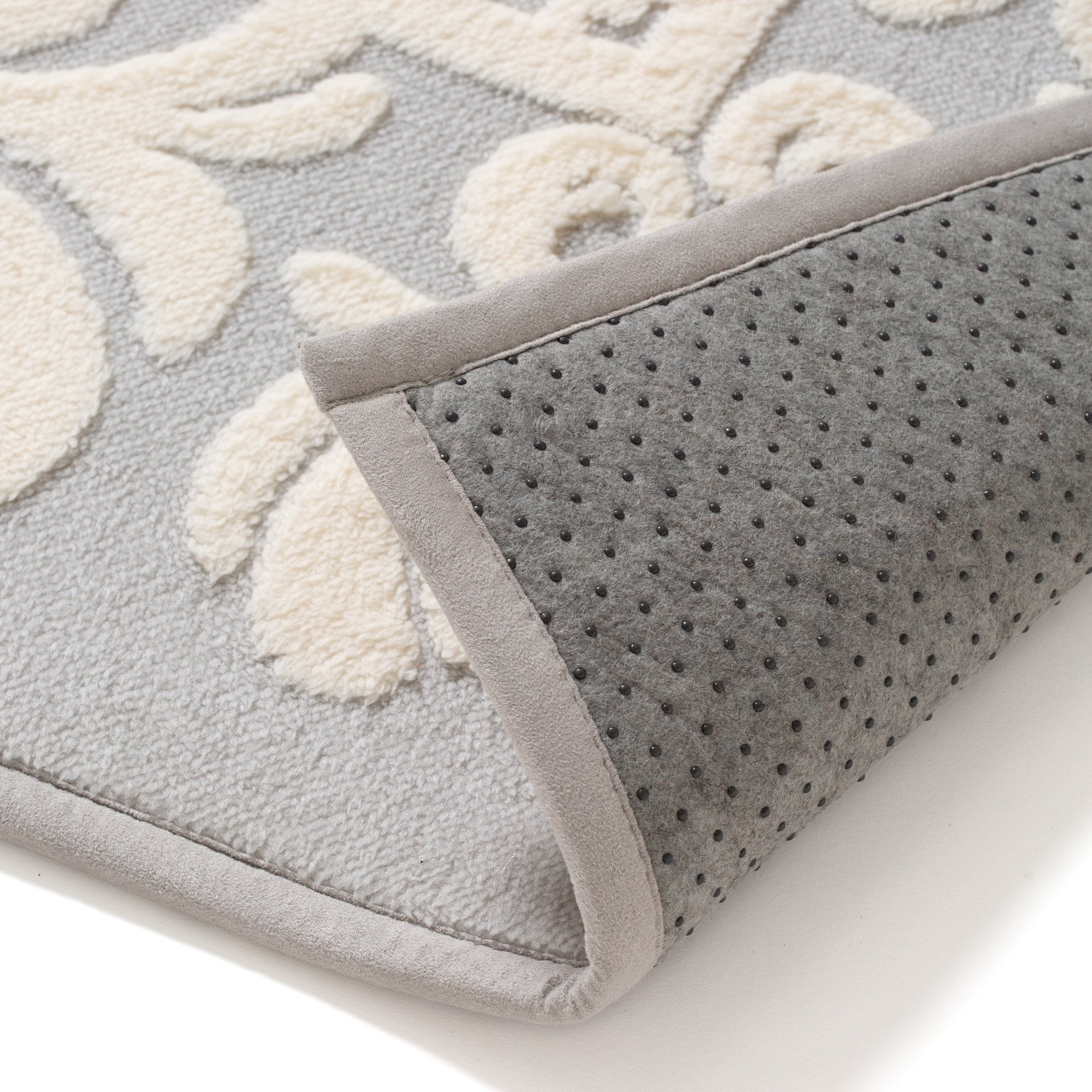 Elfia Soft Gray Carpet Rug 140 - 6.2 x 4.6 Feet (190x140cm) - Plush Living Room Rug for Home Decor, Bedroom Floor Mat, Cozy Nursery Carpet